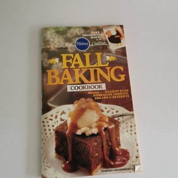 Pillsbury Cookbook 1988 Fall Baking Recipes Booklet DAMAGED Autumn Harvest Vibes - Picture 2 of 9